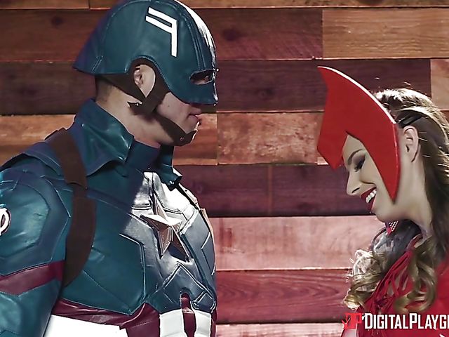 Porn parody with Jillian Janson fucking in latex