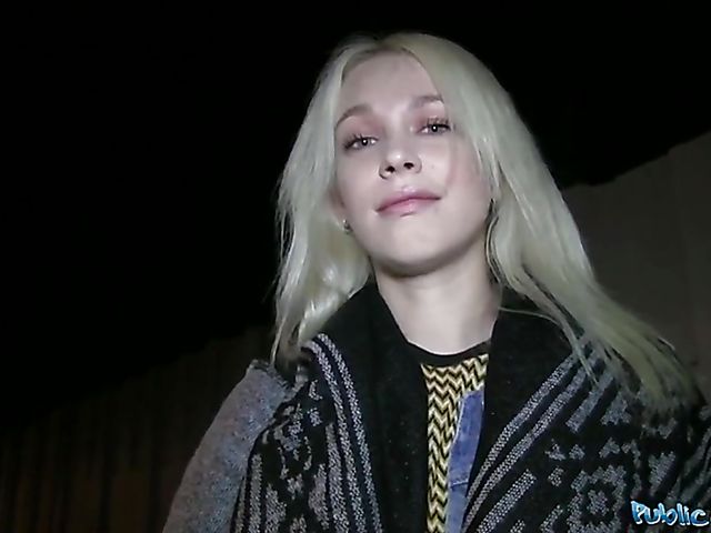 Russian blonde Arteya gets down on cock for cash