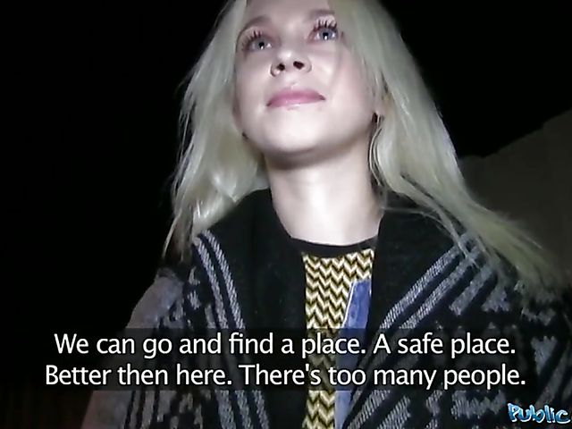 Russian blonde Arteya gets down on cock for cash