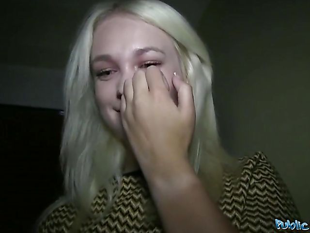 Russian blonde Arteya gets down on cock for cash