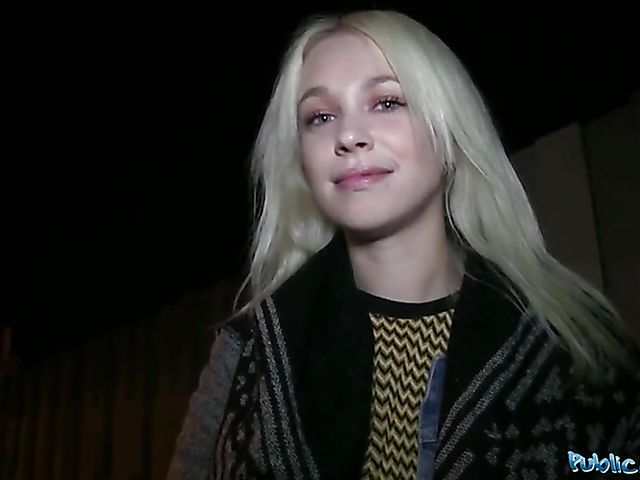 Russian blonde Arteya gets down on cock for cash