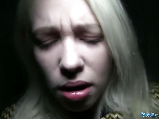 Russian blonde Arteya gets down on cock for cash