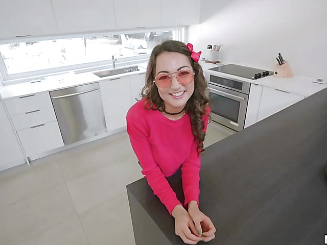 Petite teen Lily Adams gets her pussy destroyed