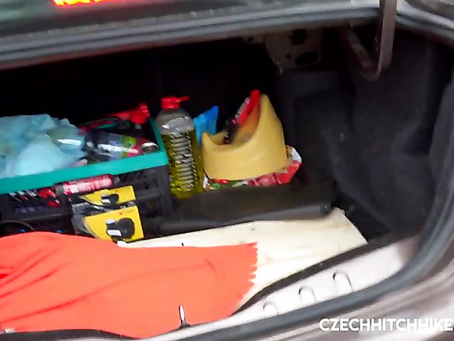 Outdoor sex with Czech hitchhiker Nicolette Noir