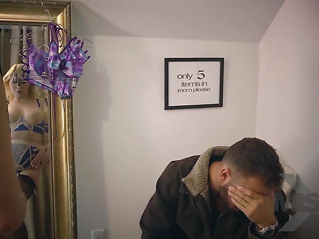 Sexy lingerie fuck with blonde Summer Day