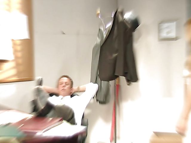 Lexi Belle's trimmed pussy banged in the office