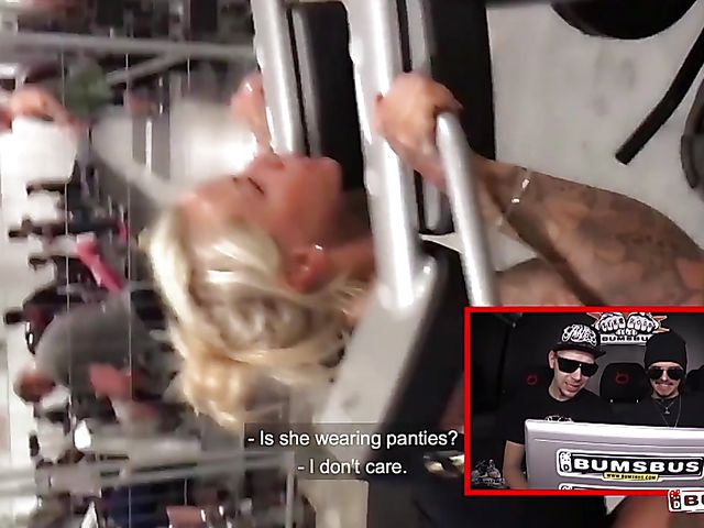 Tattooed german slut Sandy gets screwed in the backseat