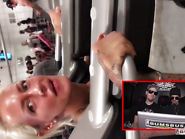 Tattooed german slut Sandy gets screwed in the backseat