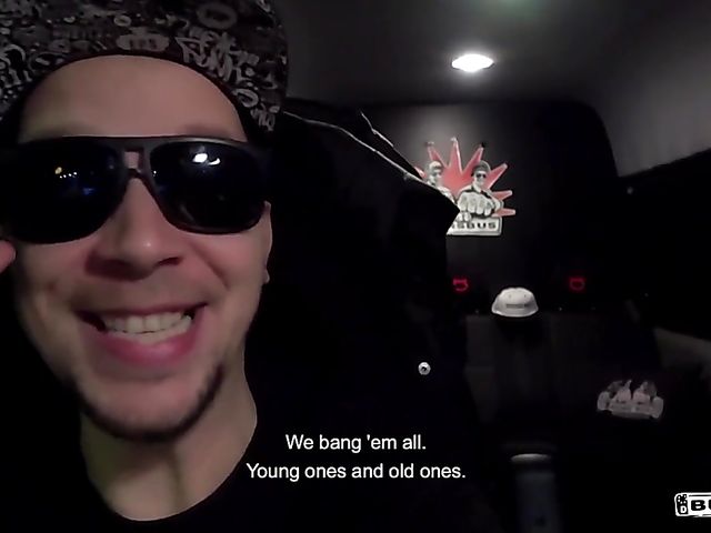 Tattooed german slut Sandy gets screwed in the backseat