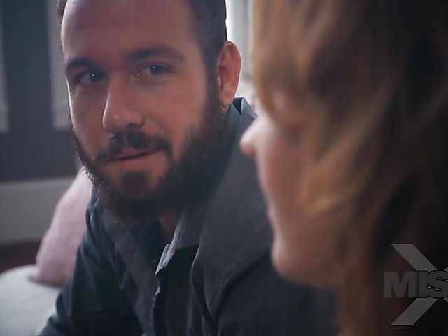 MILF with big fake boobs Krissy Lynn gets a fuck by the fire