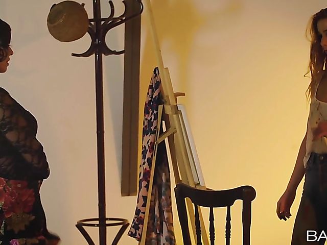 Really passionate lesbians Alexis Crystal and Vicky Love