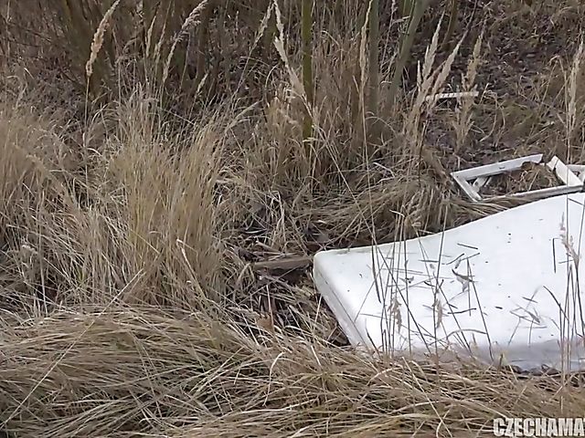 Czech amateur enjoys the cock at home and outside