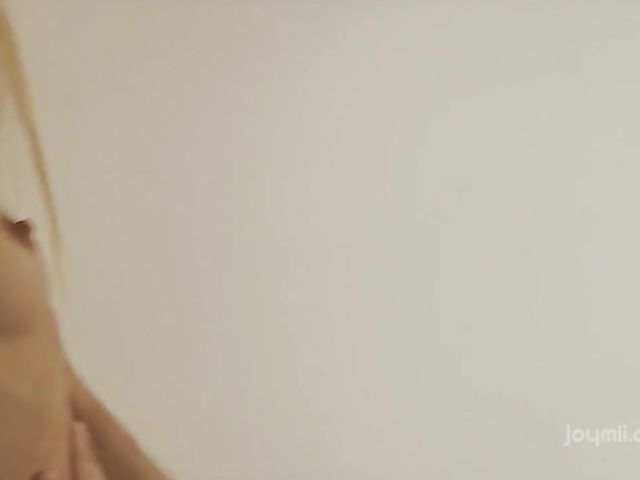 Passionate loving with a skinny blonde