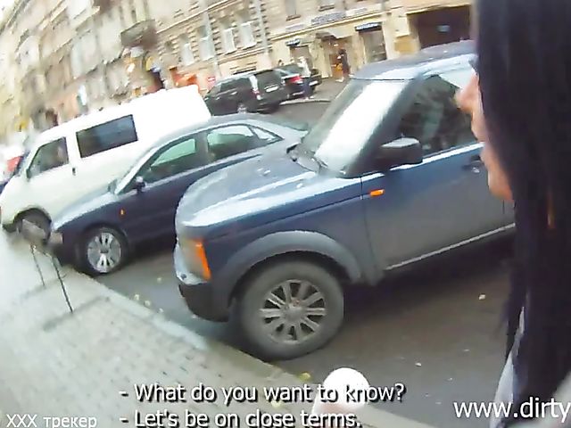 Naughty Russian girl picked up and fucked