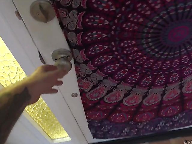 Alternative girl Trina Rush gagging and licking ass