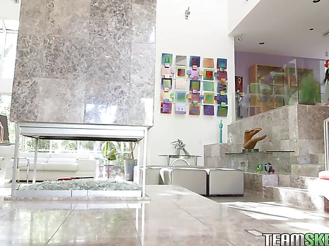 Tiny asian schoolgirl Eva Yi gets a cock to enjoy