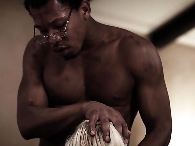 Blind girl Chloe Cherry takes a black cock