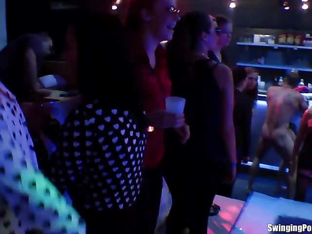 Party orgy with hot strippers fucking horny ladies