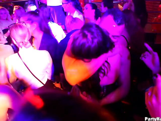 Party fuck in the club with bad girls 