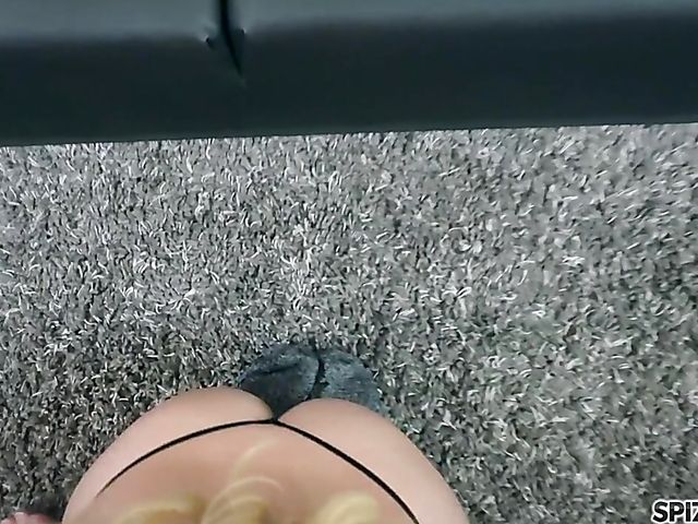 Samantha Rone - Blue eyed blonde blowjob in POV