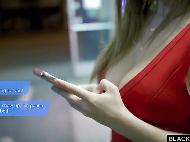 2 on 1 black cock threesome with Lena Paul  