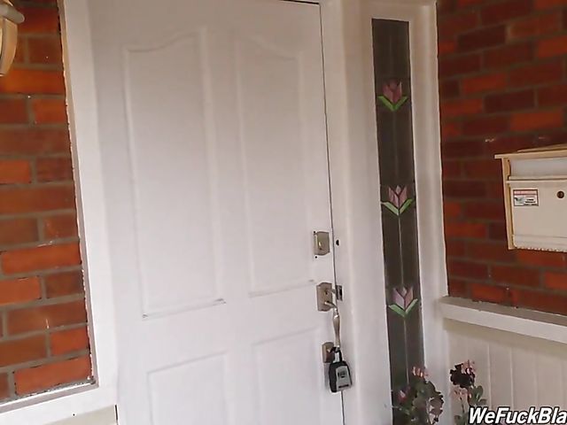 Black teen Ivory Logan takes two white cocks