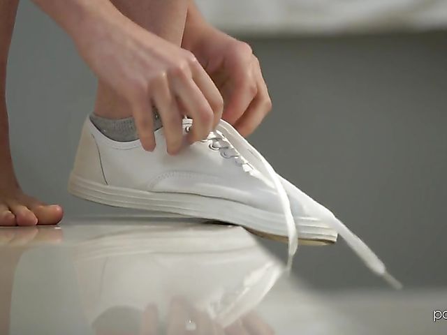 Bathroom sex with wet teen Audrey Grace