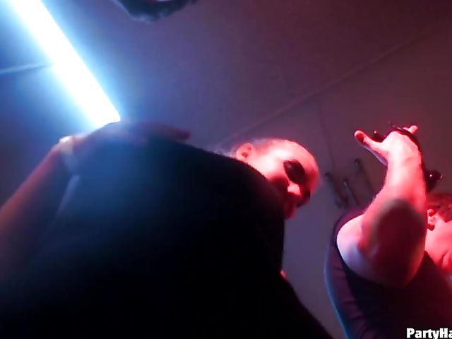 Club orgy with horny strippers and drunk babes