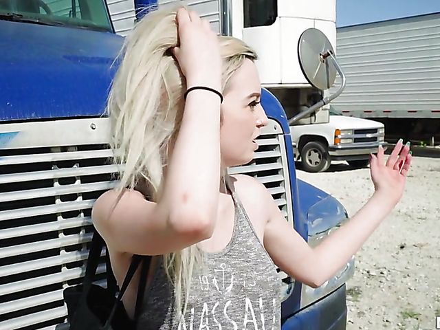 Lexi Lore - Braces blowjob and sex with a truck driver