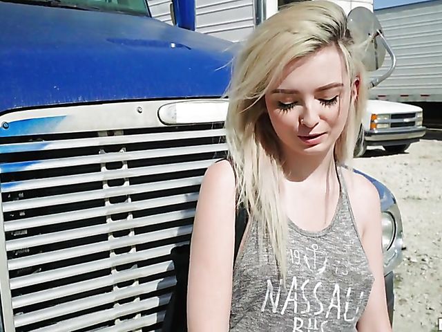 Lexi Lore - Braces blowjob and sex with a truck driver