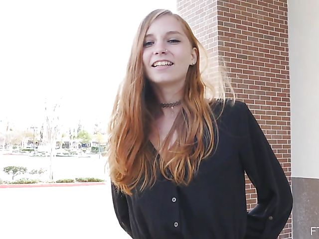 Public pussy and titties flashing with naughty Eva