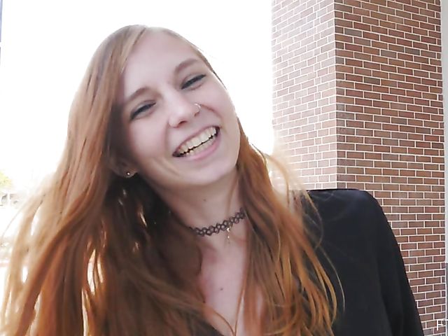 Public pussy and titties flashing with naughty Eva