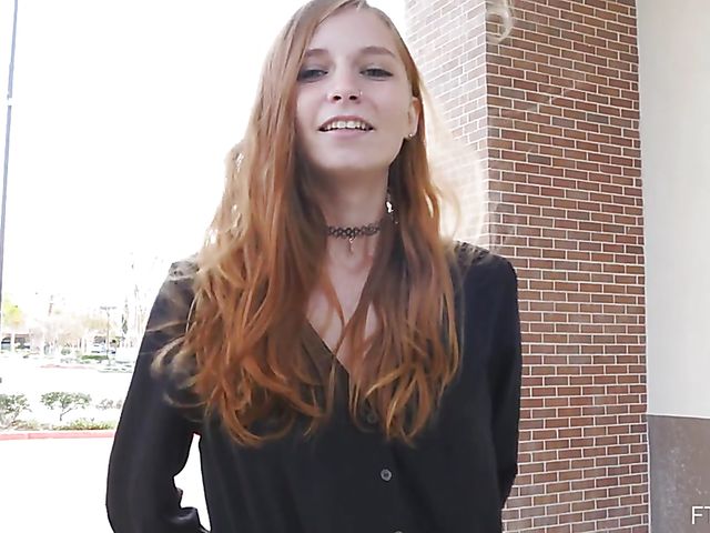 Public pussy and titties flashing with naughty Eva