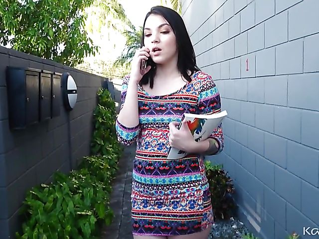 Teen slut Aries Ackerman rides her teacher's dick