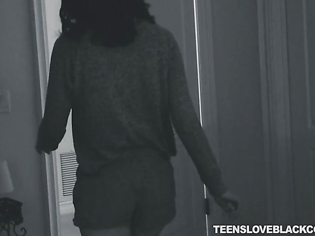 Black on redhead interracial with young Alex Harper