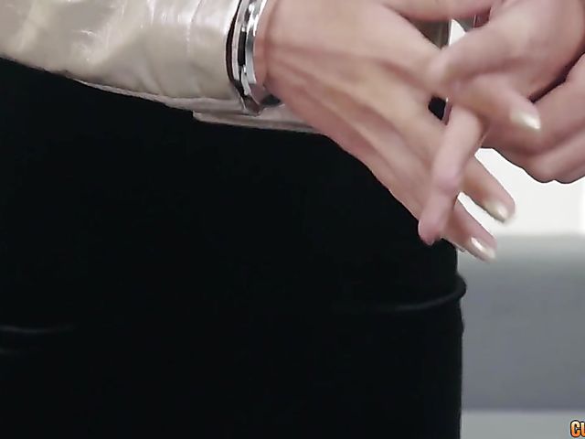 Spanish skinny blonde Apolonia Lapiedra gets her pussy tested