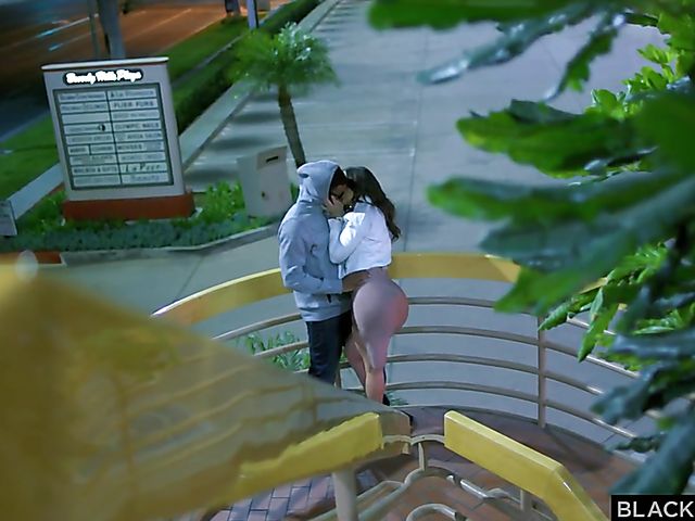 Big ass white girl Abella Danger gets blacked