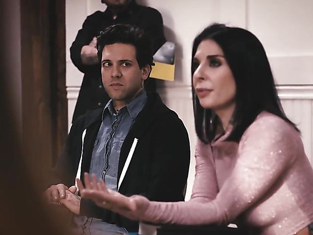 Kenzie Reeves and Joanna Angel have wild sex with a tattooed guy