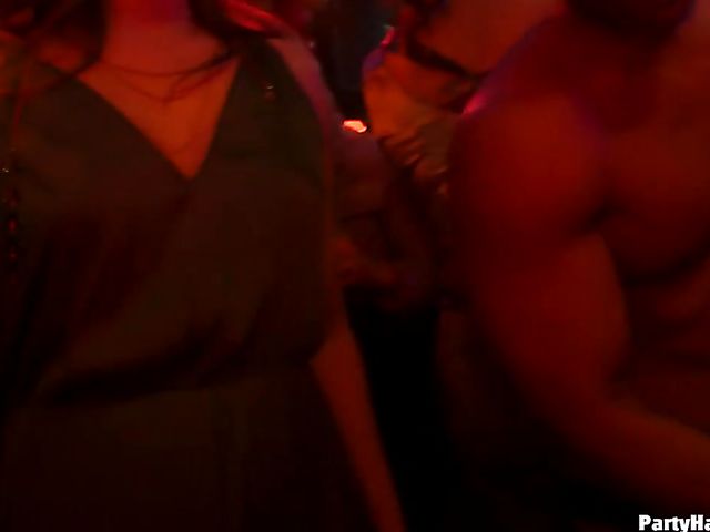 Drunk girls going wild in the nightclub