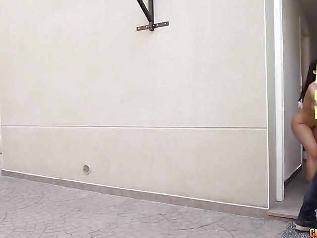 Curvy brunette Valentina Nappi gets analyzed by a postman