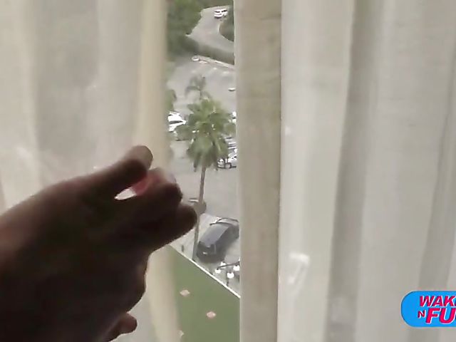 Busty girl Ivy Lebelle gets ass fucked in the morning