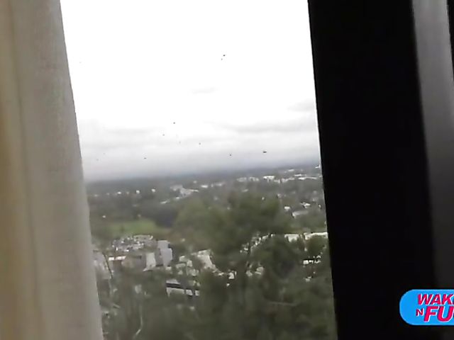 Busty girl Ivy Lebelle gets ass fucked in the morning