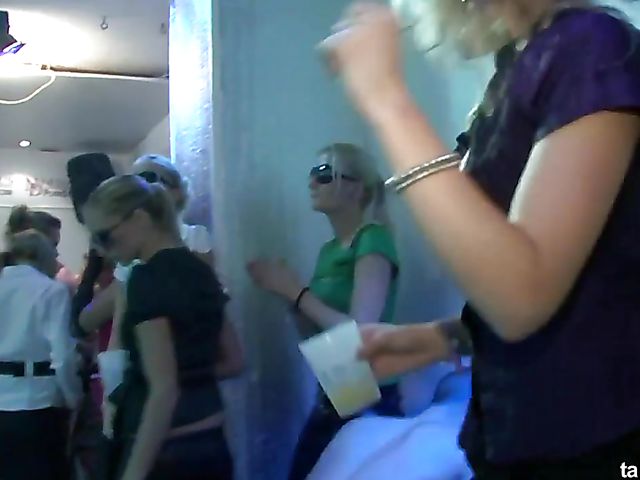 Non-stop club orgy with wet euro girls