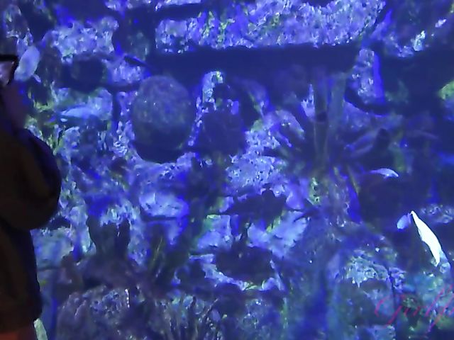 Alex Blake shows her pretty psst to her lucky BF