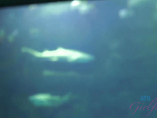 Alex Blake shows her pretty psst to her lucky BF