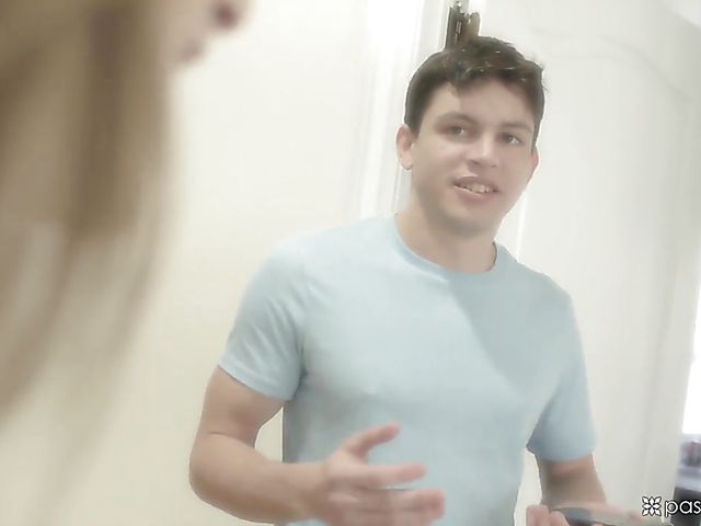 Bathroom sex with good looking girl Anya Olsen 