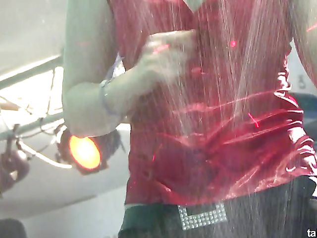 Dancing babes get naked and show their goods 