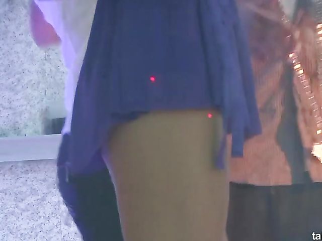 Dancing babes get naked and show their goods 