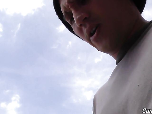 Interracial cumshot bangbang with skinny black chick Kira Noir