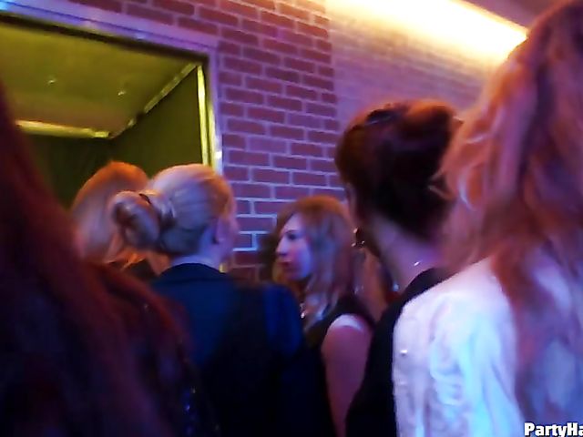 One more sex party in the club with horny women out of control